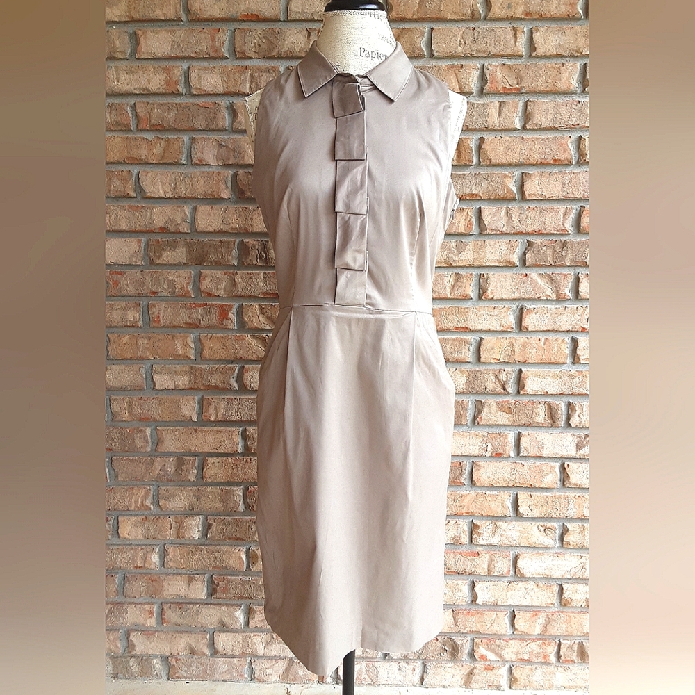 Ann Taylor Cotton Blend Sleeveless Dress Size 6.